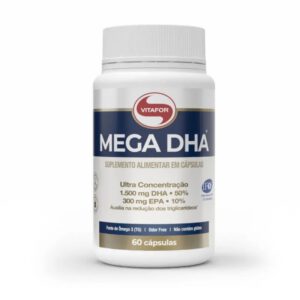 MEGA DHA®: Ômega 3 -Vitafor – 60 Cápsulas